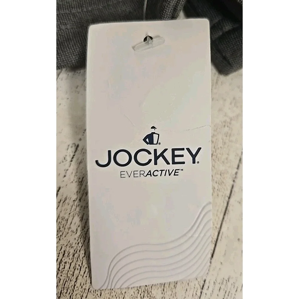 Jockey Active Knit Pants 3XL Mens Gray 4-Way Stretch Moisture Wicking NEW